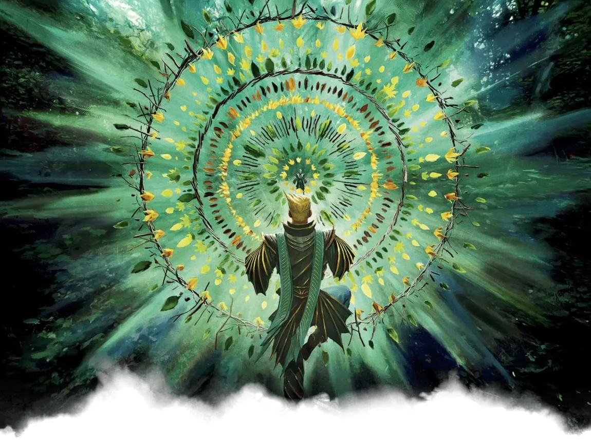 Un hechicero de alma mecánica que canaliza la magia del orden.