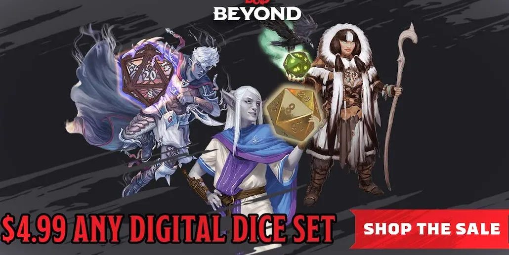 Venta de dados digitales DD Beyond