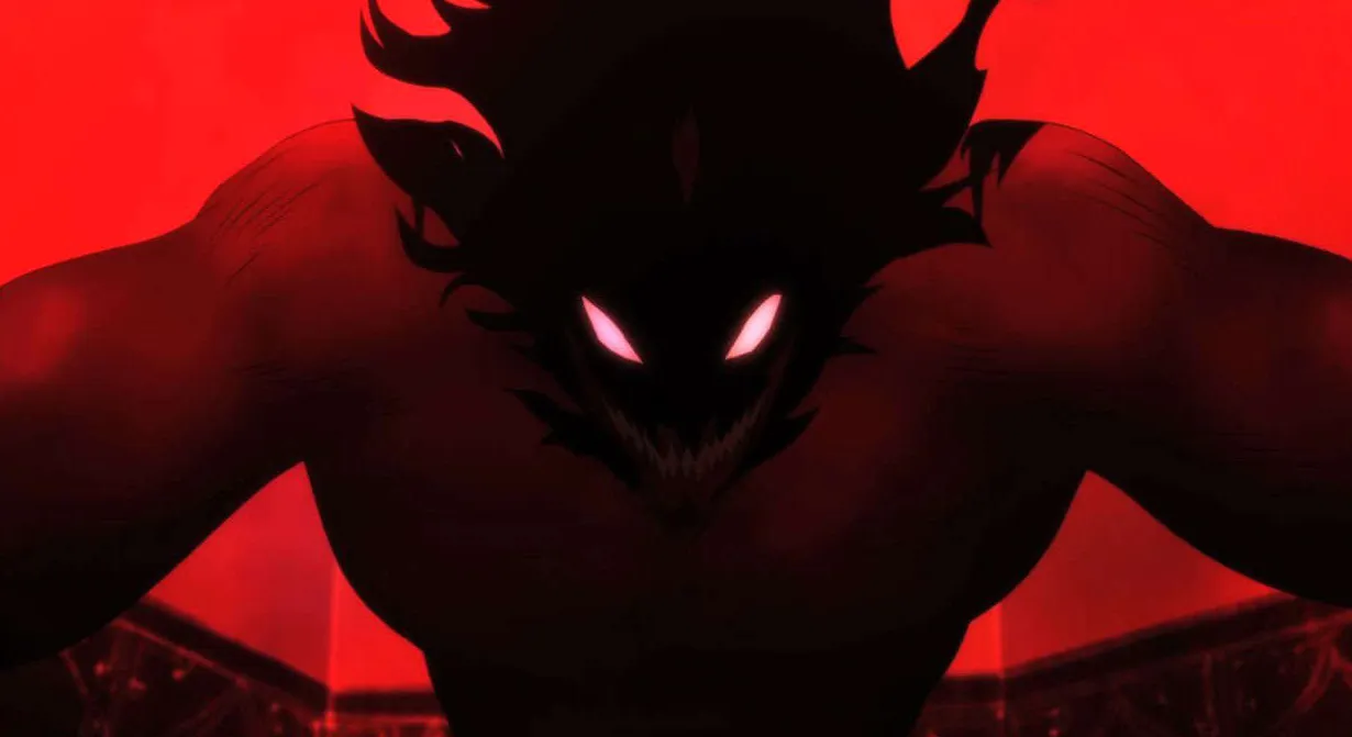 Escena del club nocturno Devilman Crybaby donde todos toman drogas y se convierten en demonios arrasadores.