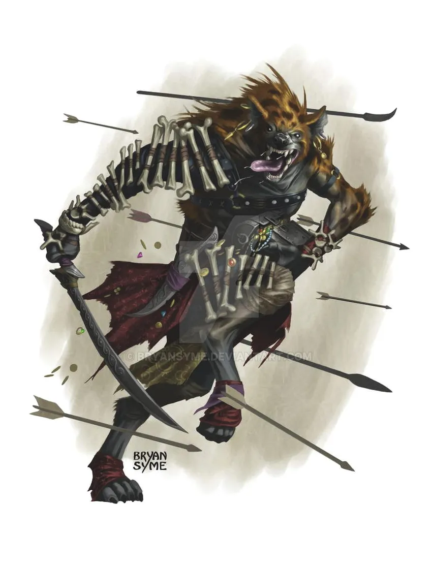corredor del caos gnoll tomo de las bestias