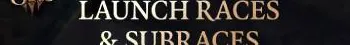 Una infografía que contiene todas las especies y subespecies de Baldur's Gate 3.